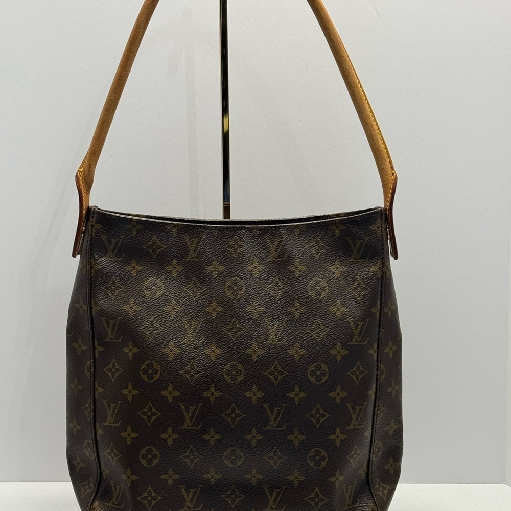 Louis Vuitton Brown Monogram Looping Shoulder Bag - Picture 1 of 15
